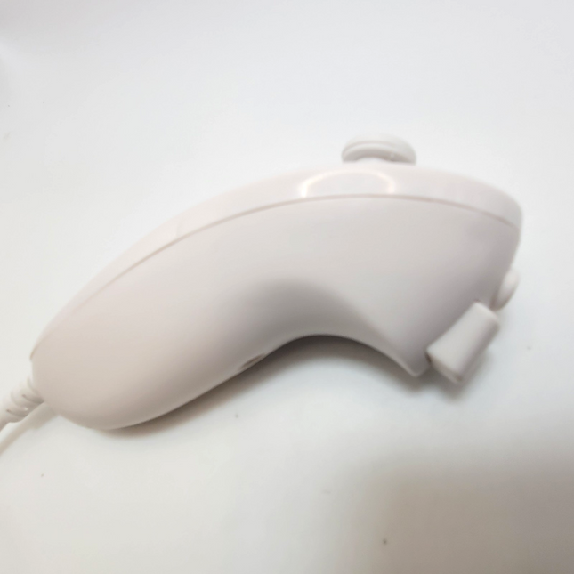 Wii Nunchuck White For Nintendo Video Game Controller Remote For Wii & Wii U