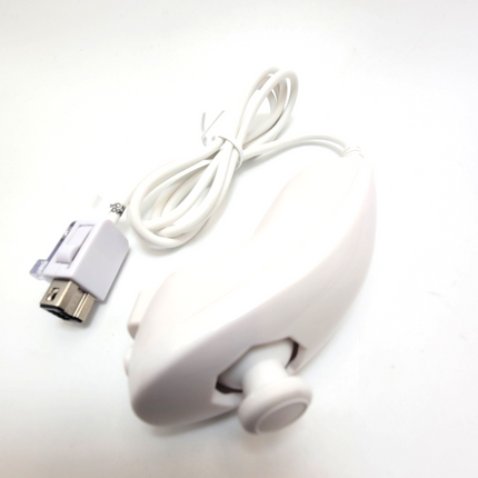 Wii Nunchuck White For Nintendo Video Game Controller Remote For Wii & Wii U