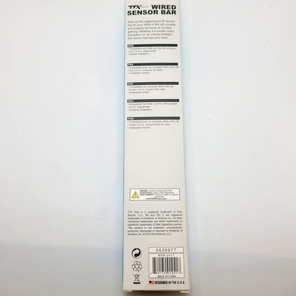 Wii / Wii U Sensor Bar with Mounting Bracket - TTX Tech