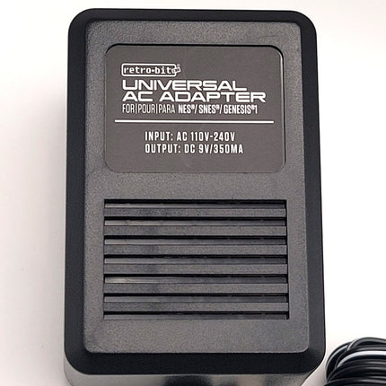 Universal AC Power Adapter – NES / SNES / Sega Genesis 1 – Retro-Bit®