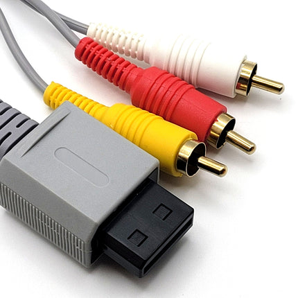 Nintendo Wii / Wii U AV Cable (Composite) 6ft – Audio Video Cable