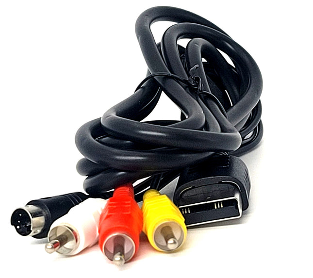 Sega Dreamcast S-AV Cable (Composite S-Video) 6ft – Audio Video Cable