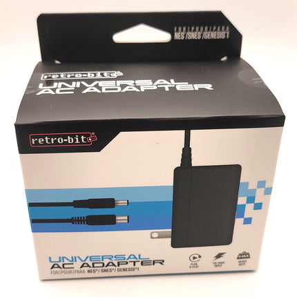 Universal AC Power Adapter – NES / SNES / Sega Genesis 1 – Retro-Bit®