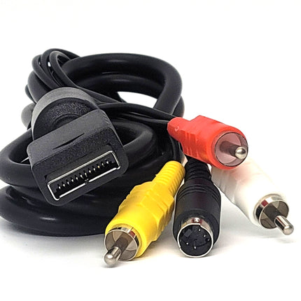 PlayStation 1 / 2 / 3 S-AV Cable (Composite S-Video) 6ft – Audio Video Cable