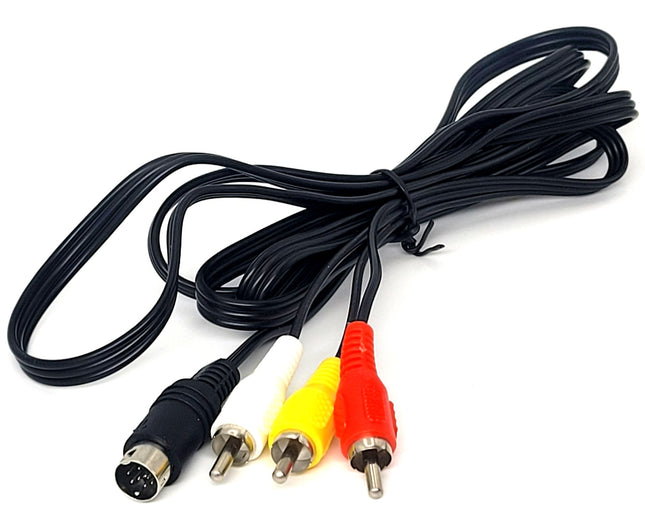 Sega Genesis 2/3 / Sega CD / 32X AV Cable (Composite) 6ft – Audio Video Cable