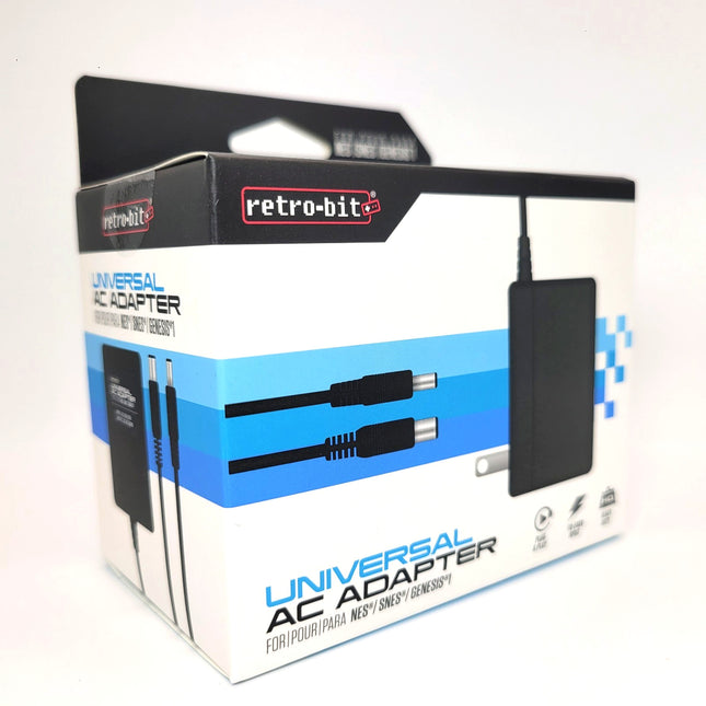 Universal AC Power Adapter – NES / SNES / Sega Genesis 1 – Retro-Bit®