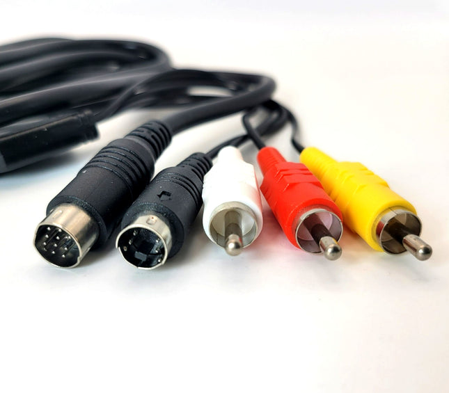 Composite S-A/V (Composite S-Video) Cable 6ft - Sega Saturn