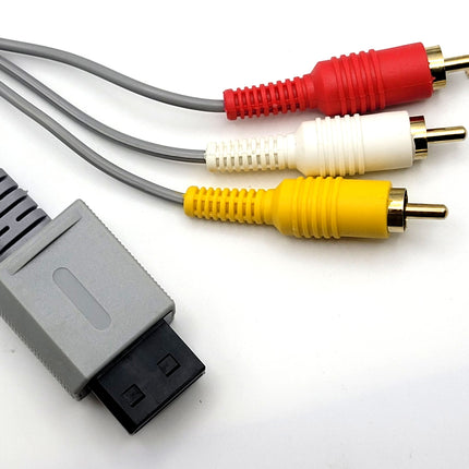 Nintendo Wii / Wii U AV Cable (Composite) 6ft – Audio Video Cable