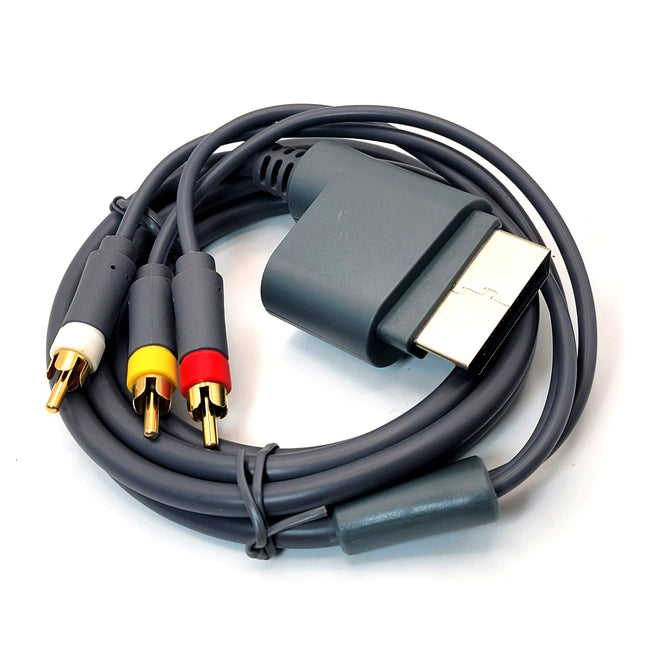 Xbox 360 AV Cable (Composite) 6ft – Audio Video Cable