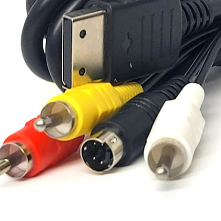 Sega Dreamcast S-AV Cable (Composite S-Video) 6ft – Audio Video Cable