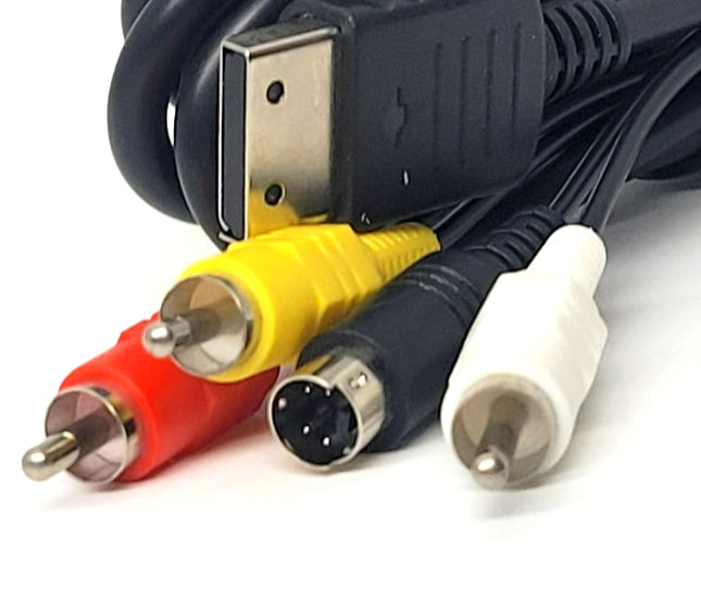 Sega Dreamcast S-AV Cable (Composite S-Video) 6ft – Audio Video Cable